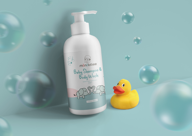 Menelobee Baby Shampoo 2 in 1